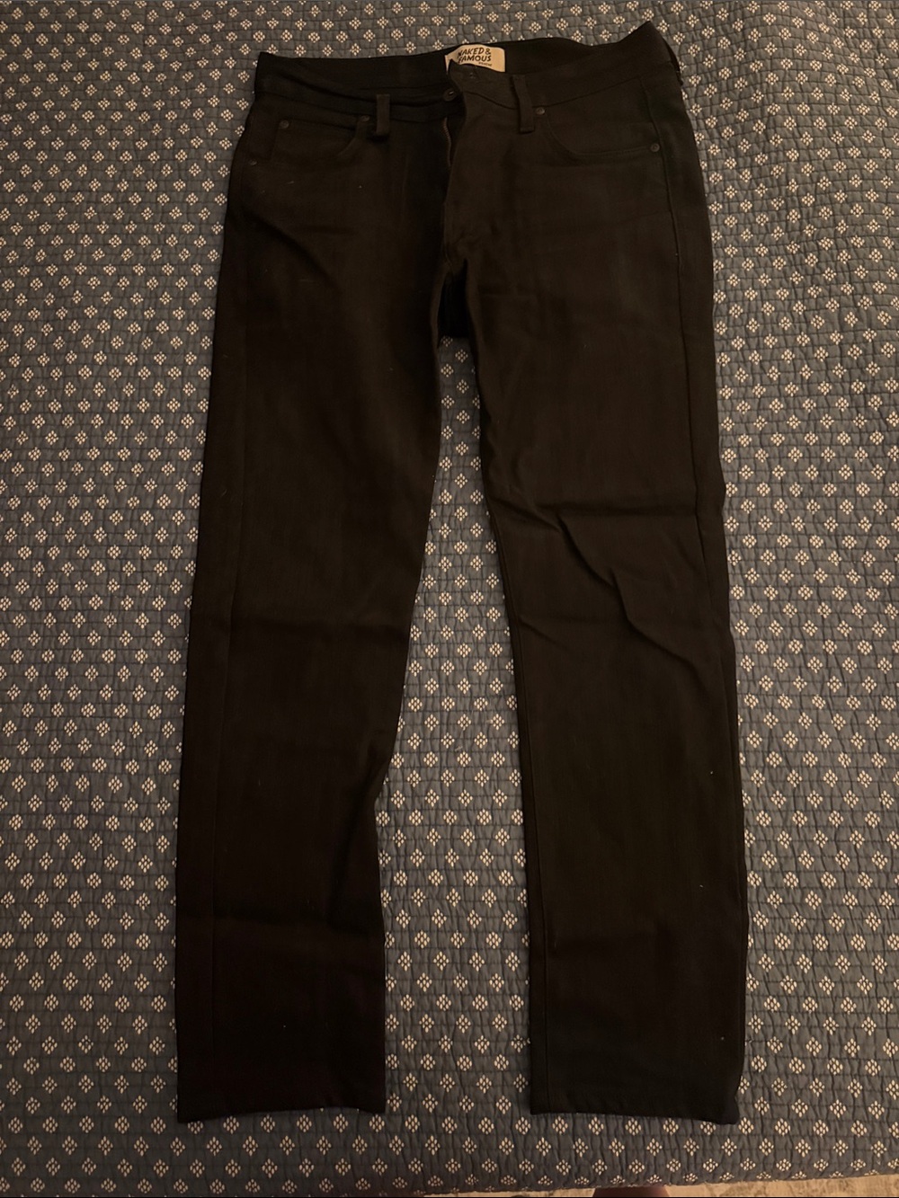 Naked and Famous Black Men’s Jeans